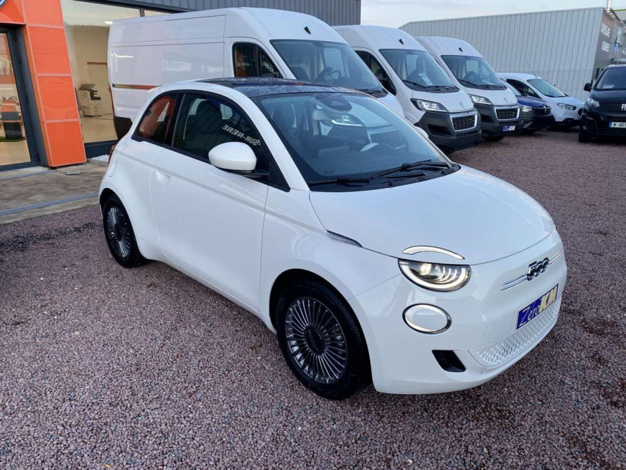 FIAT 500 ELECTRIQUE 118CV - ICONE + CABLE TYPE 2 + PACK CONFORT occasion