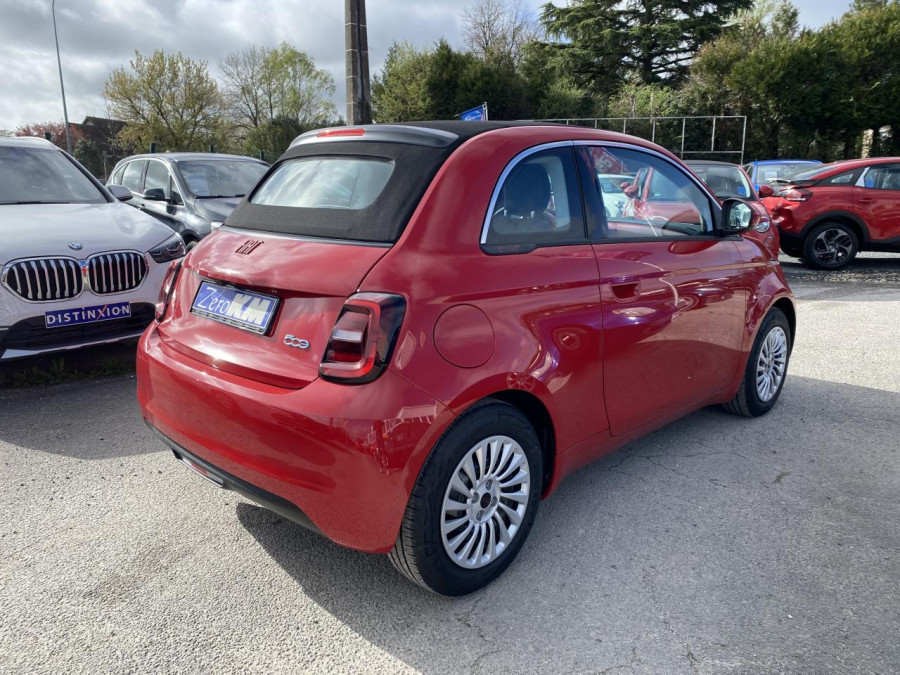 FIAT 500 Cabriolet Electrique 42 KWh 118CV Red  occasion