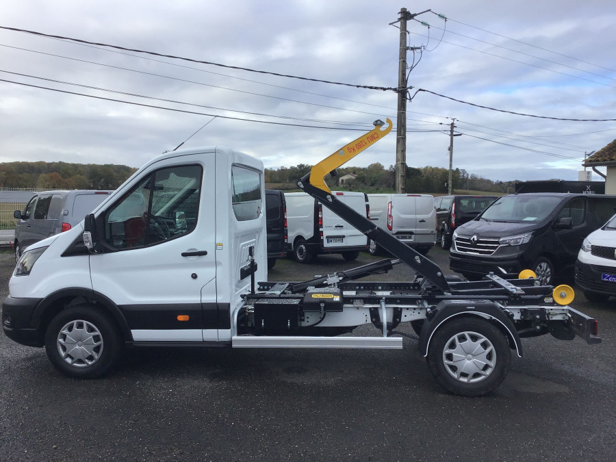 FORD TRANSIT CHASSIS CABINE BRAS POLYBENNE L2 T350 2.0 ECOBLUE 130 S&S HDT EURO VI TREND BUSINESS occasion